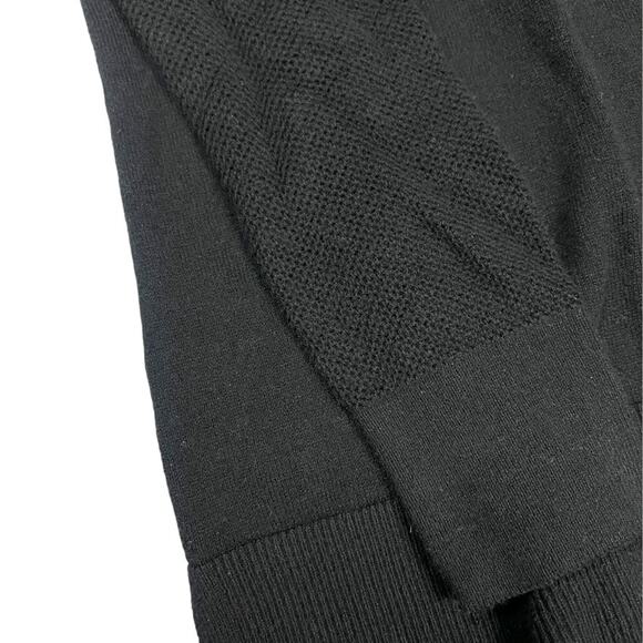 LOFT Outlet Sweater Solid Black Long Sleeve‎ V-Neck Pullover Women's Casual - Picture 9 of 10